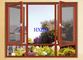 Сильный увеличьте древесину твердого тела Windows немецкого двойника стиля стеклянную и двери для роскошных домов