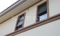 Двойник Windows окна зерна 0,76 PVB древесины алюминиевый застеклил